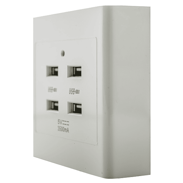 Tomada de Parede Saliente c/ 4 USB 2