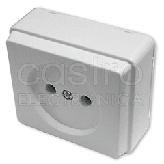 Tomada Exterior Quadrada 16A 250V - EFAPEL