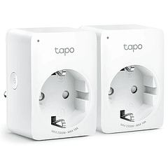 Pack 2x Tomadas Tapo P100 Mini Smart WiFi / Bluetooth 2300W - TP-LINK