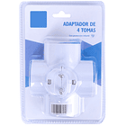 Tomada Quadrupla c/ Terra 16A 250V 4