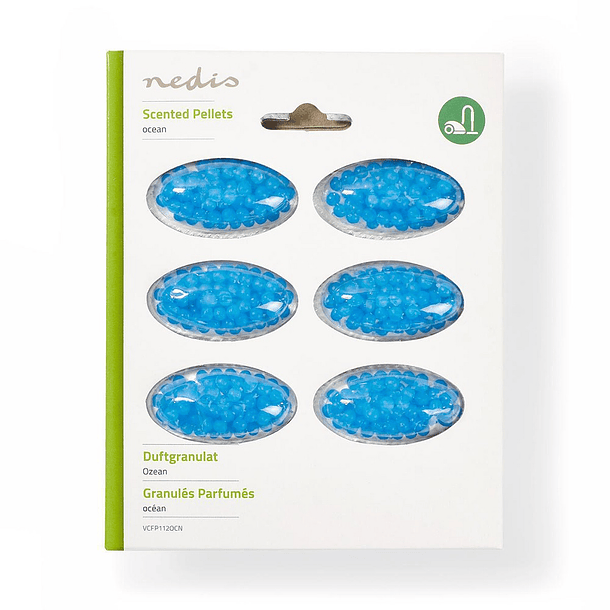 Pack 6x Pérolas Aromáticas p/ Aspirador (Oceano) - NEDIS 3