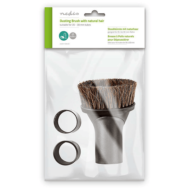 Escova Universal com Pêlo Natural (Ø30/32/35mm) p/ Aspirador - NEDIS 2