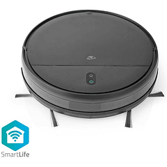 Aspirador Robot Vacuum Cleaner SmartLife Wi-Fi (Preto) - NEDIS