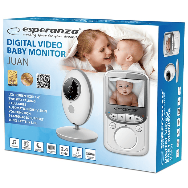 Intercomunicador Baby LCD 2,4