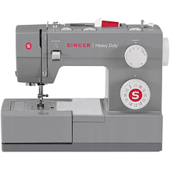 Máquina de Costura Automática Heavy Duty 4432 (Cinzento) - SINGER