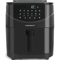 Fritadeira Eléctrica s/ Óleo + Cozedor a Vapor Chubby 1700W 7L (Preto)