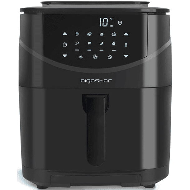 Fritadeira Eléctrica s/ Óleo + Cozedor a Vapor Chubby 1700W 7L (Preto) 