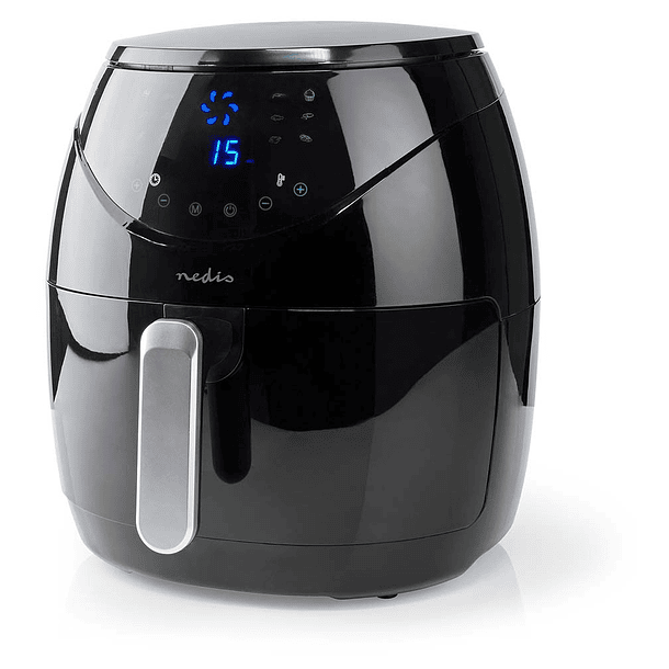 Fritadeira a Ar Quente XL 4,6L 1500W (Preto) - NEDIS 1