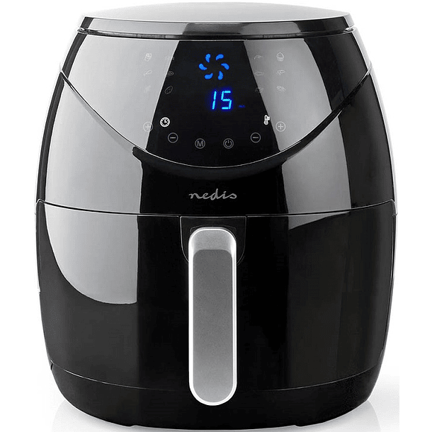 Fritadeira a Ar Quente XL 4,6L 1500W (Preto) - NEDIS 2