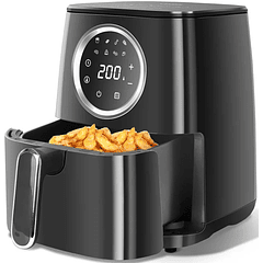 Fritadeira Eléctrica s/ Óleo 1400W 4,2L (Preto)