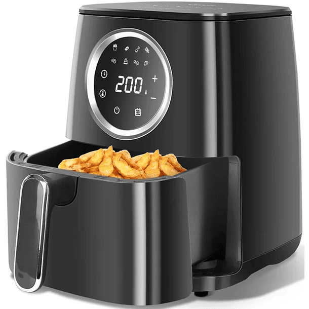 Fritadeira Eléctrica s/ Óleo 1400W 4,2L (Preto) 