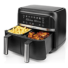 Fritadeira Elétrica a Ar 2x 3,8L 2850W Digital (Preto) - NEDIS 1