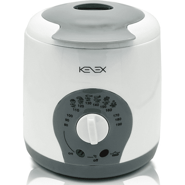 Fritadeira 1L 800W (Branco) - KENEX 1