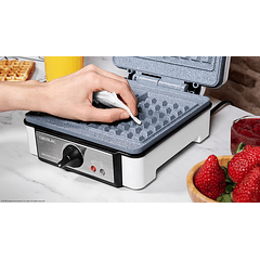 Máquina de Waffles/Gofres 1200W Fun Gofrestone Double - CECOTEC