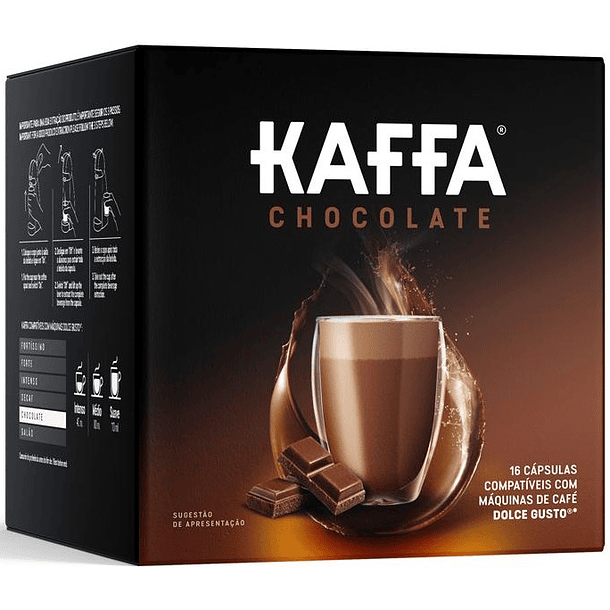 Pack 16x Cápsulas Dolce Gusto Kaffa Chocolate 