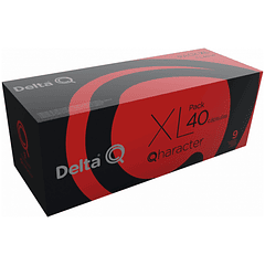 Pack 40x Cápsulas Qharacter Compatível c/ Delta (Intensidade 9) - DELTA Q