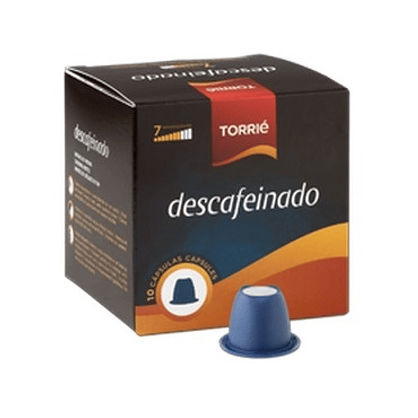 Pack 10x Cápsulas Nespresso Torrié Descafeinado 