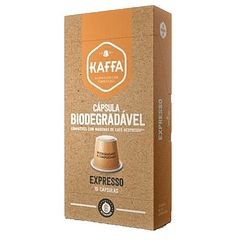 Pack 10x Cápsulas Biodegradáveis de Café Expresso Nespresso - KAFFA
