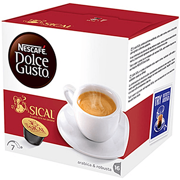 Pack 16x Cápsulas Nescafé Dolce Gusto Sical 