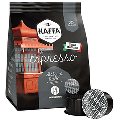 Emb. 20x Cápsulas Kaffa Espresso: Torra Italiana - Intensidade 14