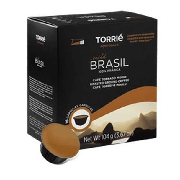 Pack 16x Cápsulas Dolce Gusto Torrié Brasil 