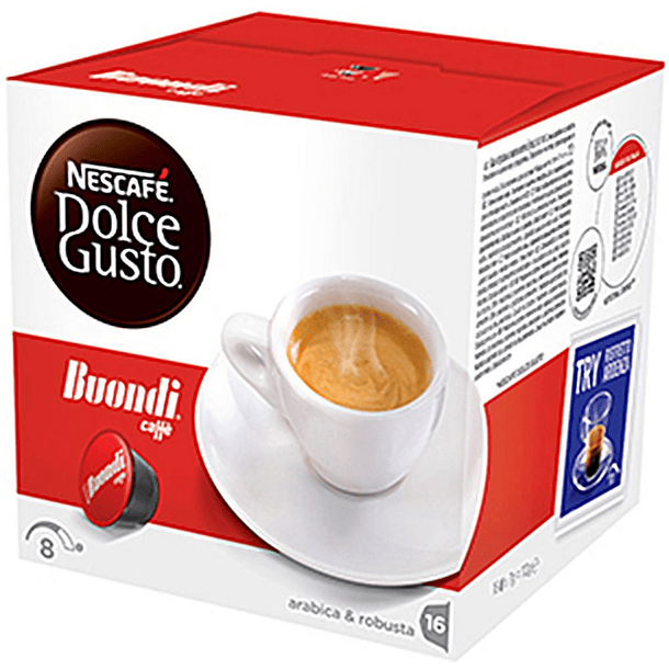 Pack 16x Cápsulas Nescafé Dolce Gusto Buondi 