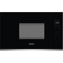 Microondas de Encastre 800W 17 ZMBN2SX (Preto/Inox) - ZANUSSI