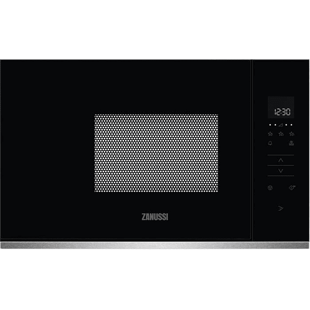 Microondas de Encastre 800W 17 ZMBN2SX (Preto/Inox) - ZANUSSI 1