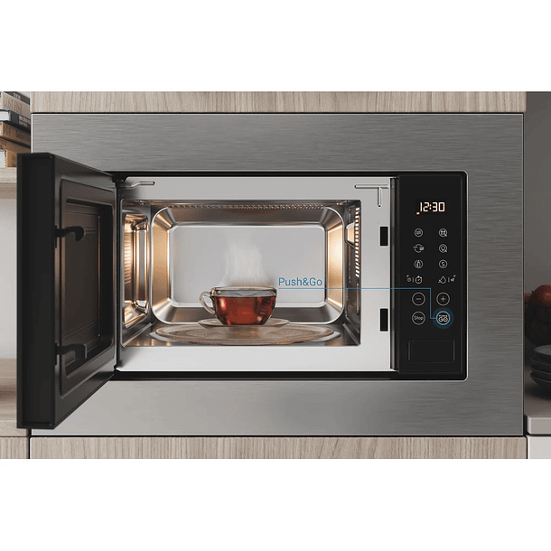 Microondas Encastre 20L + Grill MWI 120 GX - INDESIT 3