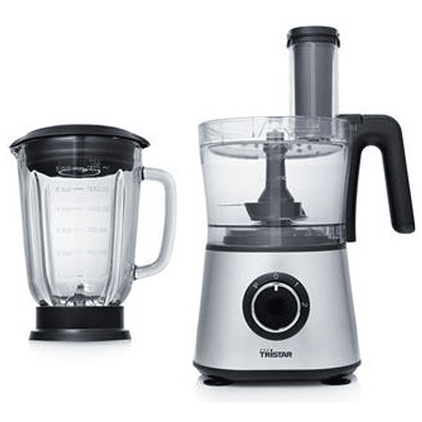 Processador de Alimentos / Liquidificadora MX-4823 1.5L 600W (Cinzento) - TRISTAR 1