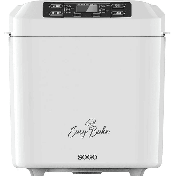 Máquina de Fazer Pão 550W 1000g (Branco) - SOGO 1