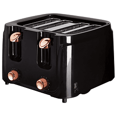 Torradeira 4 Fendas 1400W (Black Rose Collection) - BERLINGER HAUS