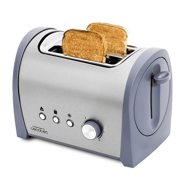 Torradeira Steel&Toast 2S 800W - CECOTEC 1