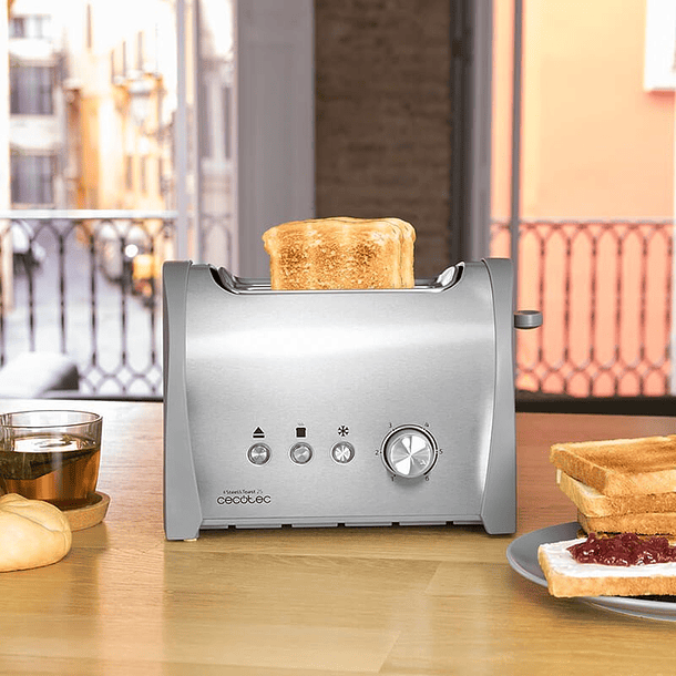 Torradeira Steel&Toast 2S 800W - CECOTEC 2
