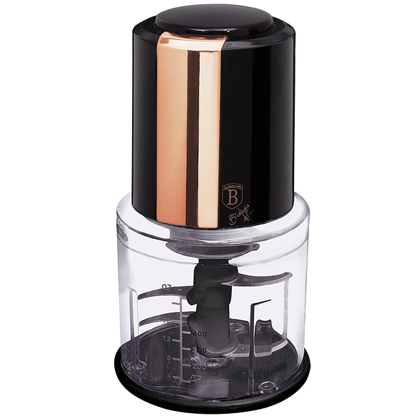 Mini Picadora 300W 0.6L (Black Rose Collection) - BERLINGER HAUS 1