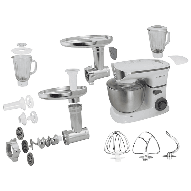 Robô de Cozinha Multifunções 1000W c/ Acessórios - ESPERANZA 4