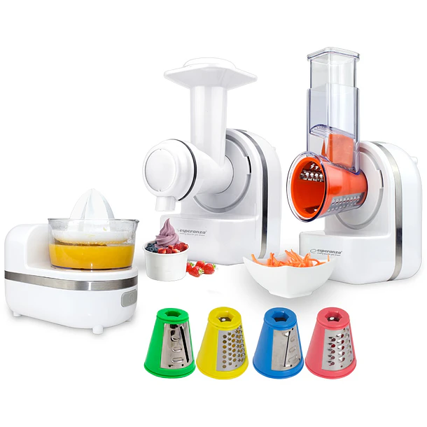 Robô de Cozinha / Trituradora de Alimentos com Acessórios 150W - ESPERANZA 1
