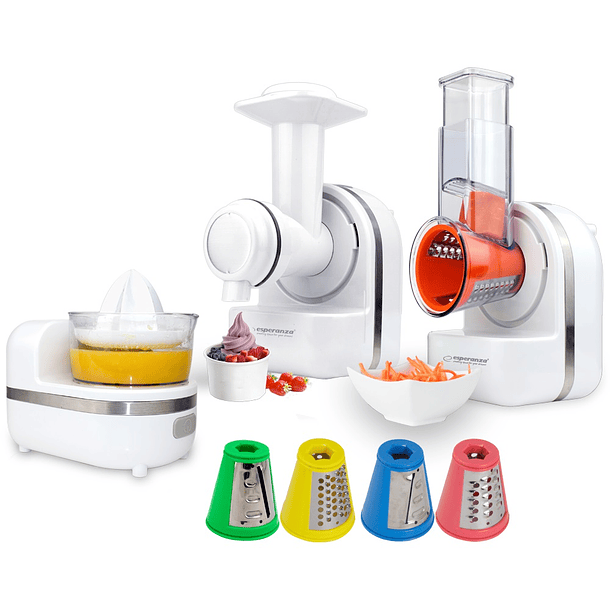 Robô de Cozinha / Trituradora de Alimentos com Acessórios 150W - ESPERANZA 1