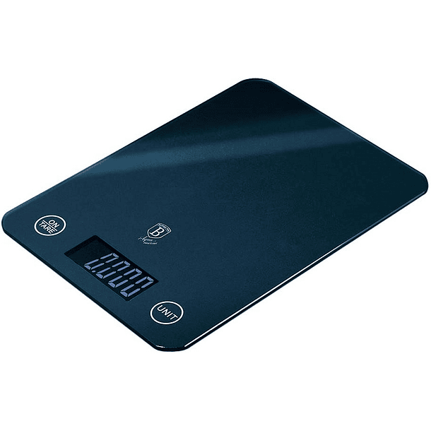 Balança de Cozinha Digital 5Kg (Metallic Line Aquamarine Edition) - BERLINGER HAUS 