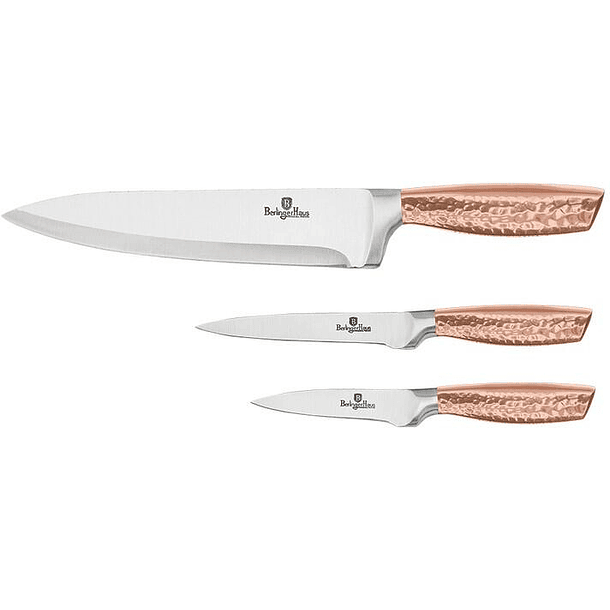 Conjunto de 3 Facas (Rose Gold) - BERLINGER HAUS 