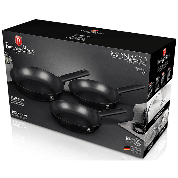 Conjunto de 3 Frigideiras (Monaco Collection) - BERLINGER HAUS 2