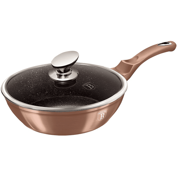 Frigideira c/ Tampa 24cm (Rose Gold Collection) - BERLINGER HAUS 1