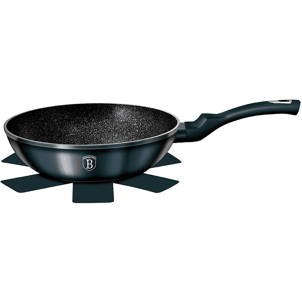 Frigideira Wok 28cm (Metallic Line Aquamarine Edition) - BERLINGER HAUS 2