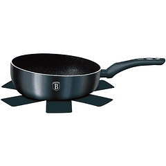 Flip Frigideira 26cm (Metallic Line Aquamarine Edition) - BERLINGER HAUS