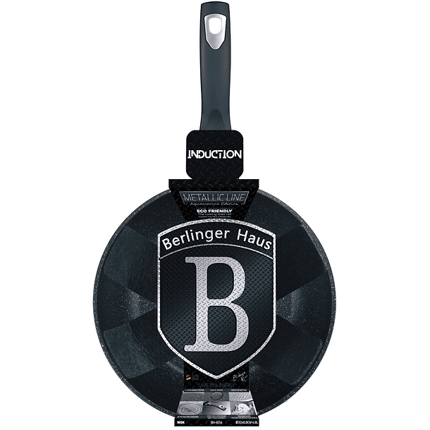 Frigideira Wok 30 (Metallic Line Aquamarine Edition) - BERLINGER HAUS 1