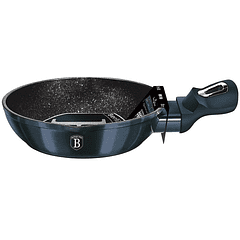 Mini Frigideira 16cm (Metallic Line Aquamarine Edition) - BERLINGER HAUS