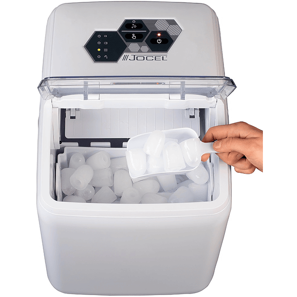 Máquina de Fazer Gelo Compacta 150W (Branco) - JOCEL 2