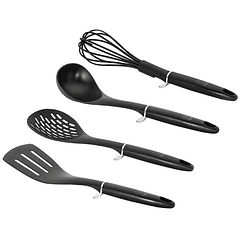 Utensílios de Cozinha 4 Peças (Black Royal Collection) - BERLINGER HAUS