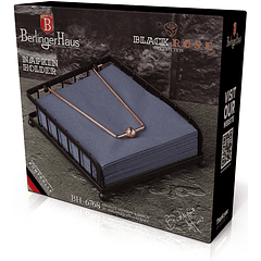 Porta-Guardanapos (Black Rose Collection) - BERLINGER HAUS