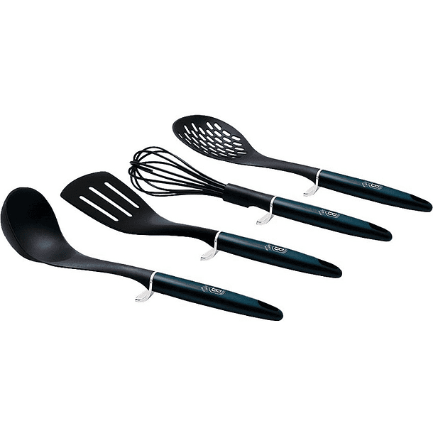 Utensílios de Cozinha 4 Peças (Metallic Line Aquamarine Edition) - BERLINGER HAUS 